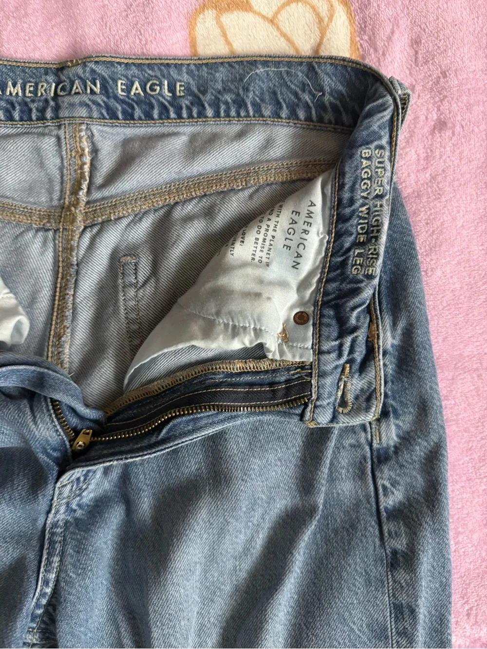 American Eagle Baggy Wide Leg